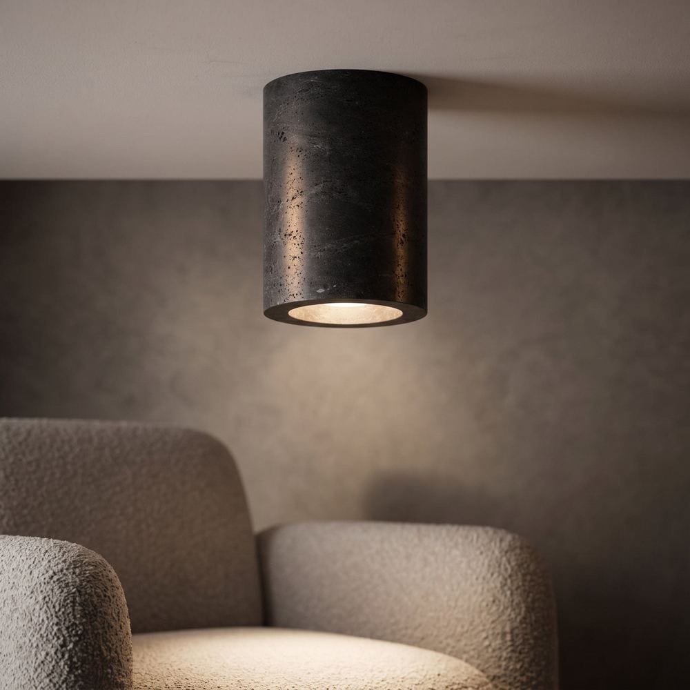 Surface Mounted Wisp Travertine Surface Mounted Downlight