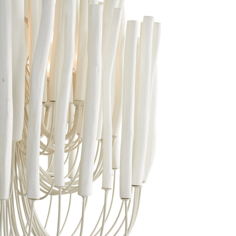 Interior Pendant Wood Candlestick Chandelier