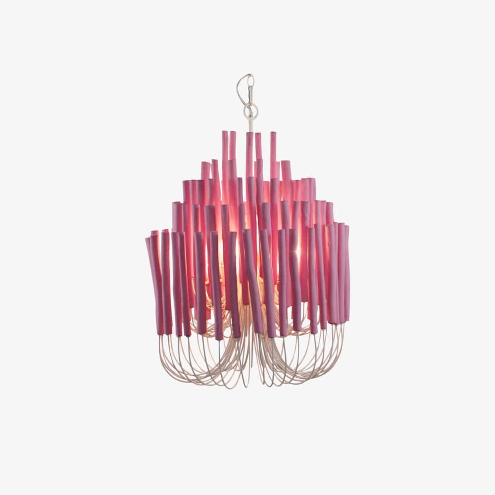 Interior Pendant Wood Candlestick Chandelier