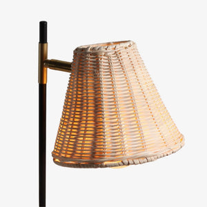 Floor Lamps Yvette Rattan Floor Lamp