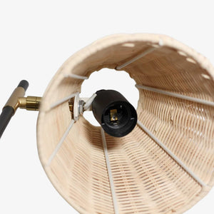 Floor Lamps Yvette Rattan Floor Lamp