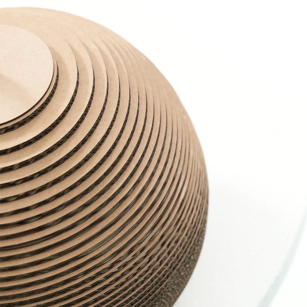 Interior Pendant Zanora Recycled Cardboard Pendant Light Oval