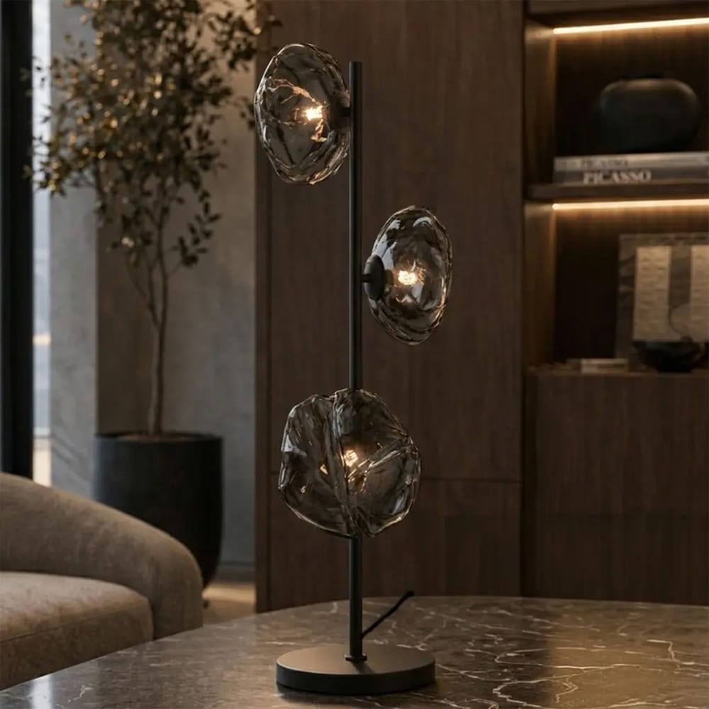 Table Lamps Zecca 3 Light Table Lamp