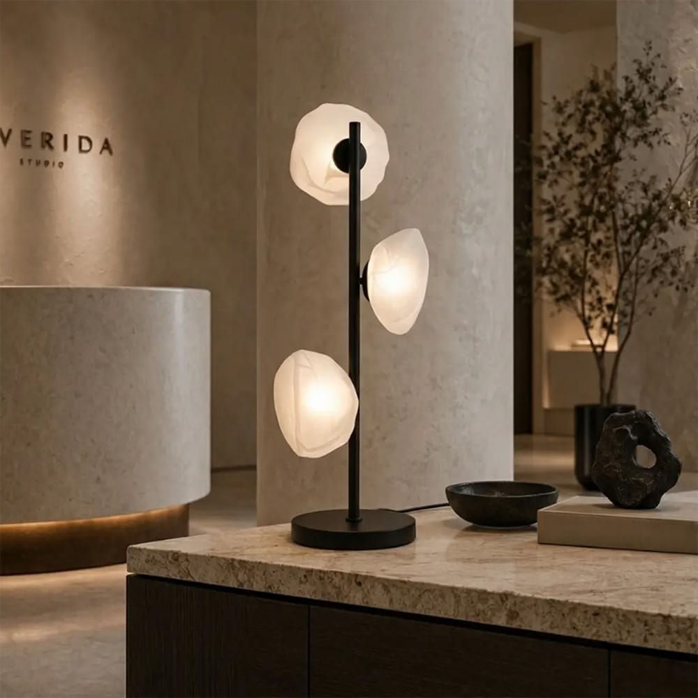 Table Lamps Zecca 3 Light Table Lamp