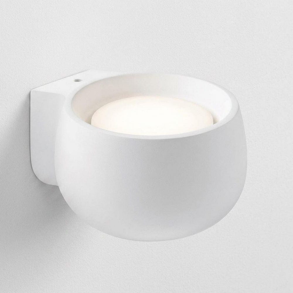 Interior Wall Light / Sconce Zen White Plaster Wall Light
