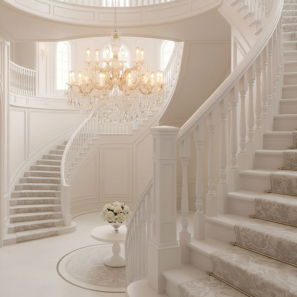 Chandelier Zurich Chandelier in Gold
