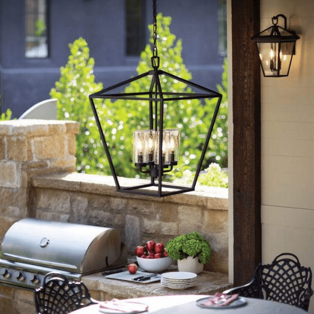 Exterior Pendant / Alford Place Medium Single Tier Outdoor Chandelier