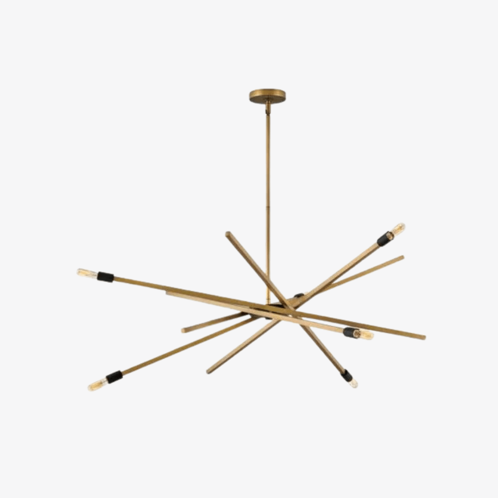 Interior Pendant / Archer Large Pendant in Heritage Brass