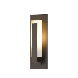 Exterior Wall Light Forged Vertical Bars Small Outdoor Sconce