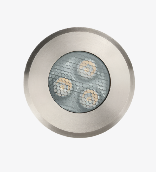 Inground Klip 3W Tri Colour Inground Uplighter