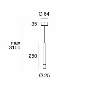 Interior Pendant Puccini 25 LED Pendant