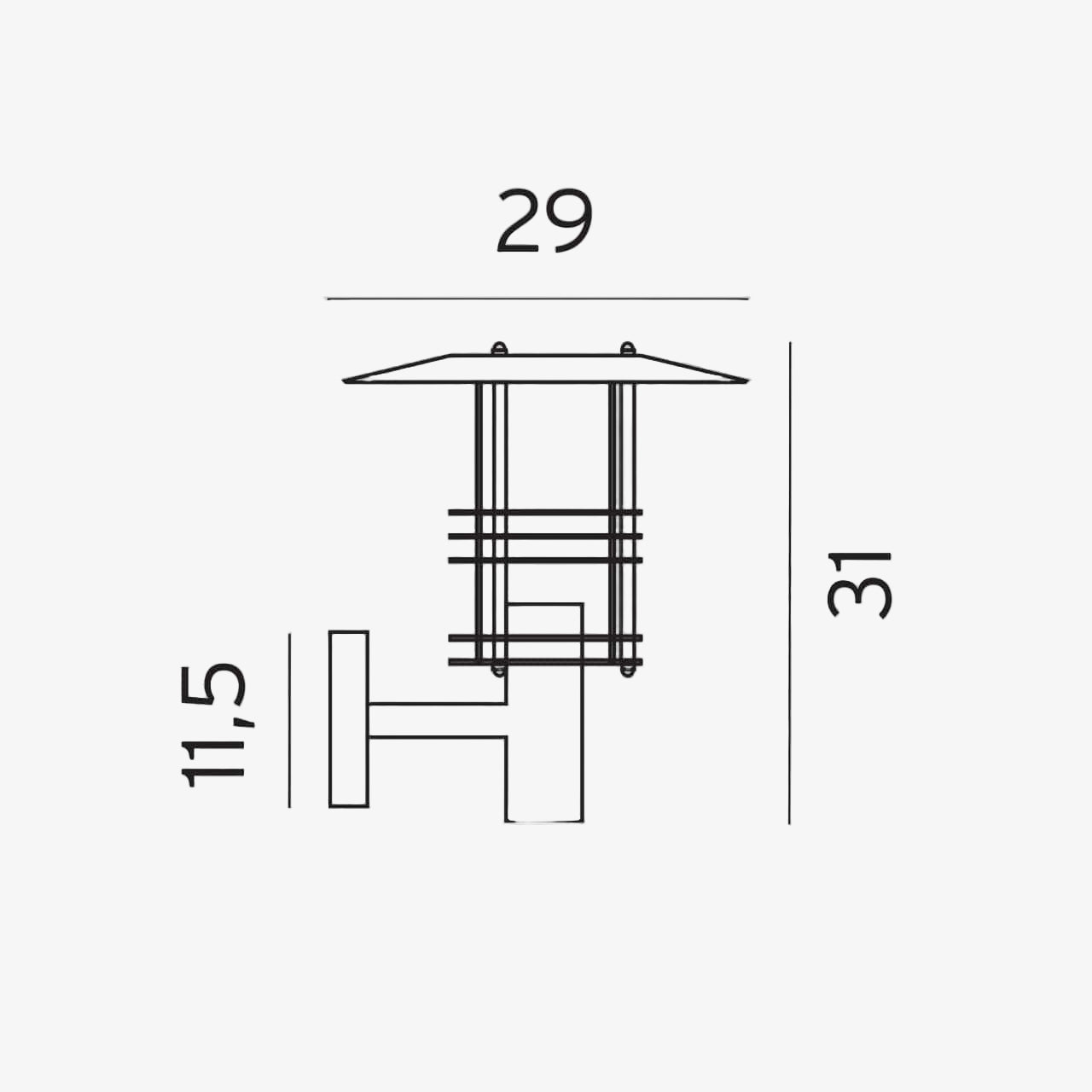 Exterior Wall Light Stockholm Wall Light