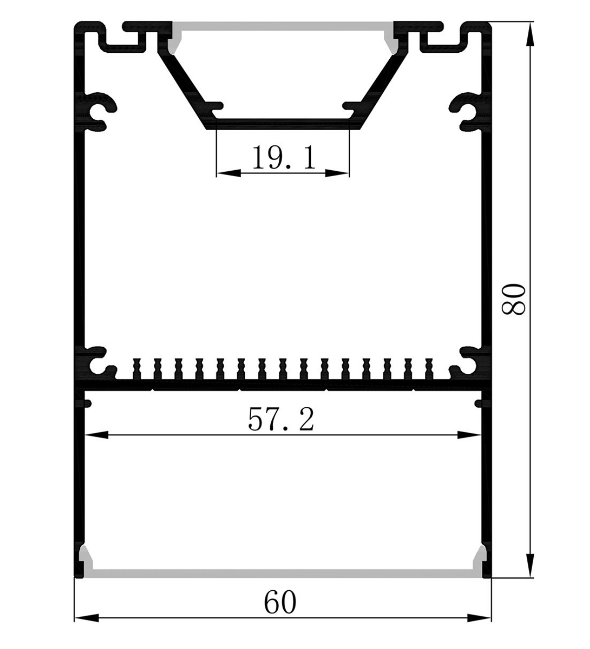 Profiles Suspended Profile - Up / Down - HV9693-6080 lighting shops lighting stores LED lights  lighting designer