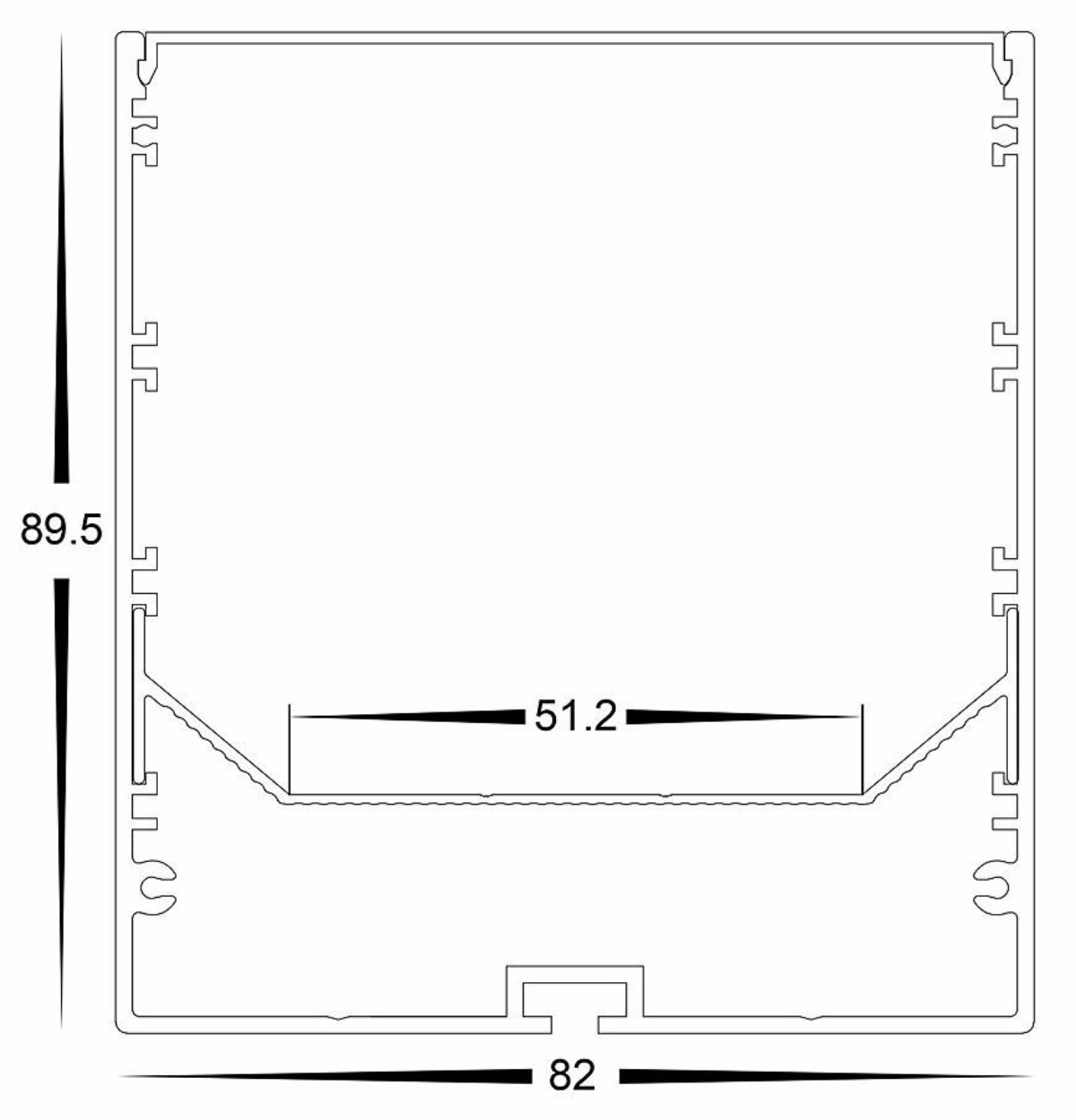 Profiles Suspended Profile - Up / Down - HV9693-8090 lighting shops lighting stores LED lights  lighting designer