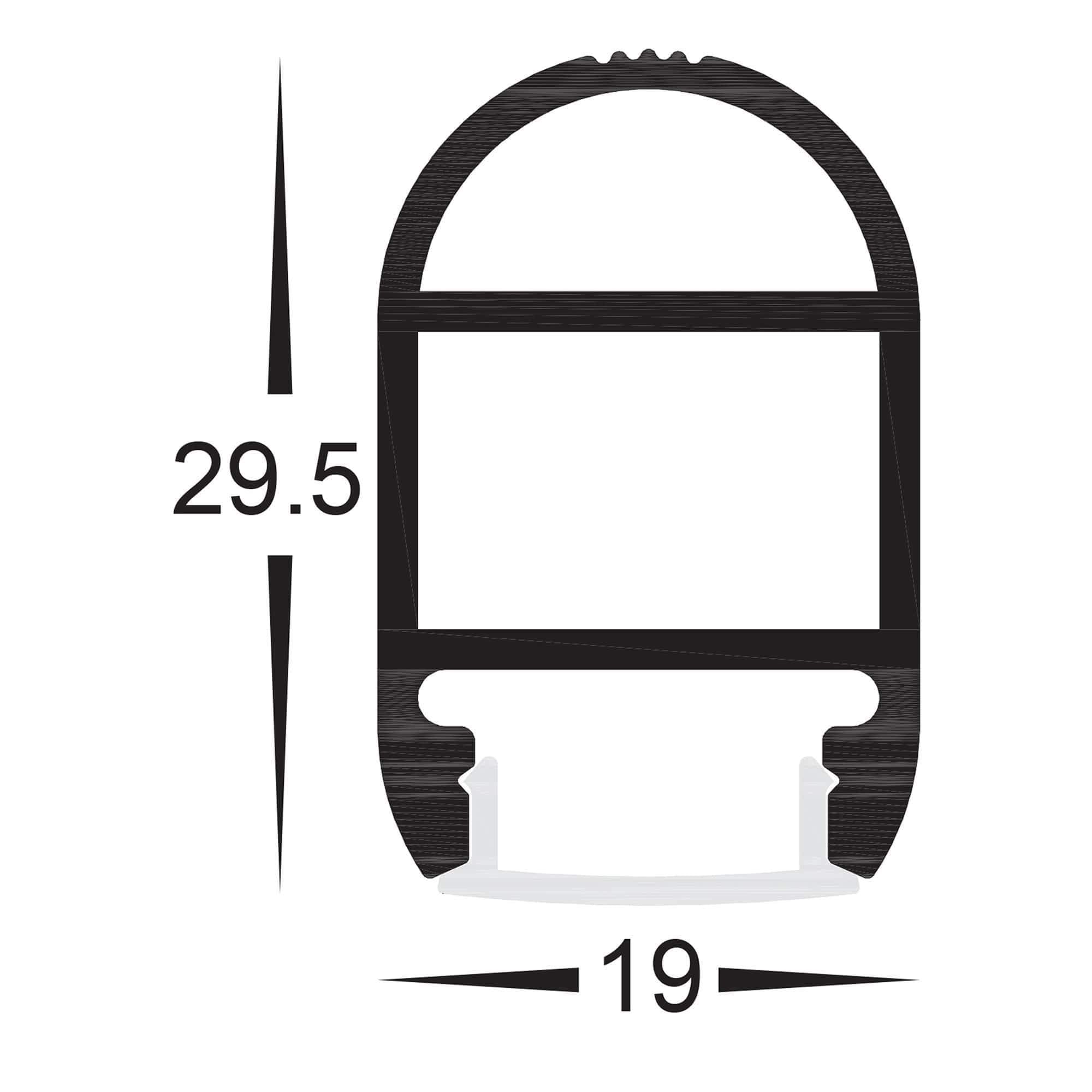 Wardrobe Profile - HV9692-1930 lighting shops lighting stores LED lights lighting designer
